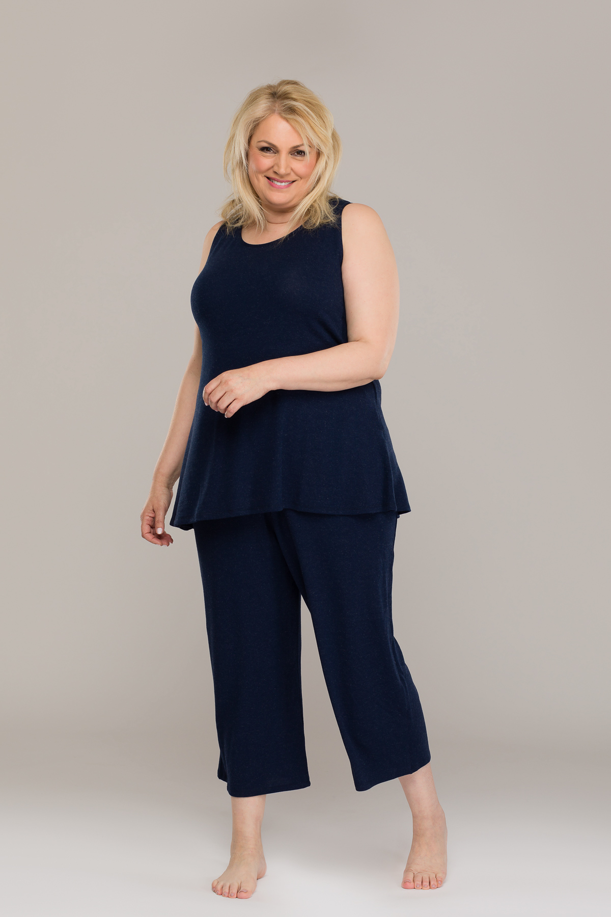 ALANI CULOTTE TROUSERS NAVY