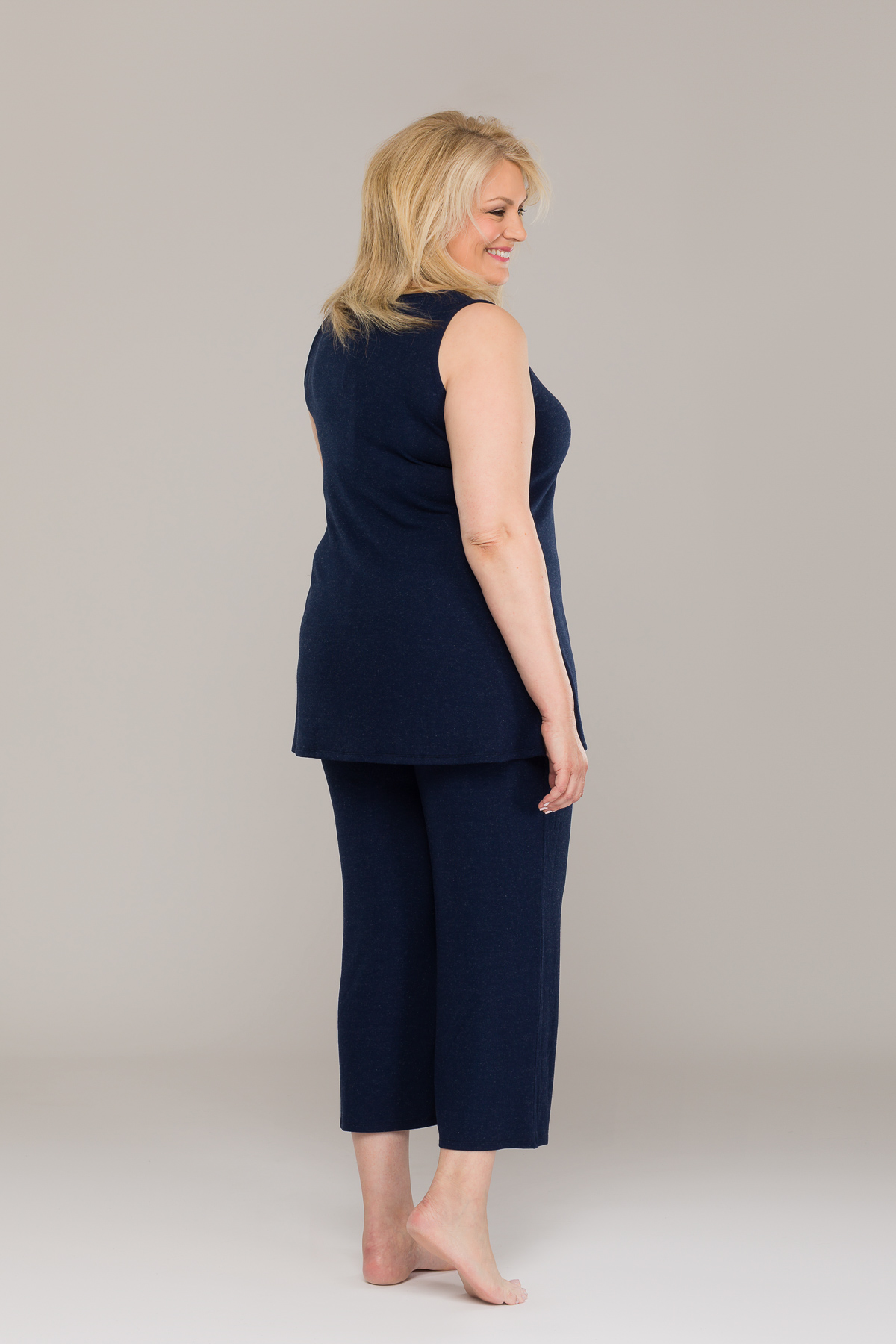 ALANI CULOTTE TROUSERS NAVY